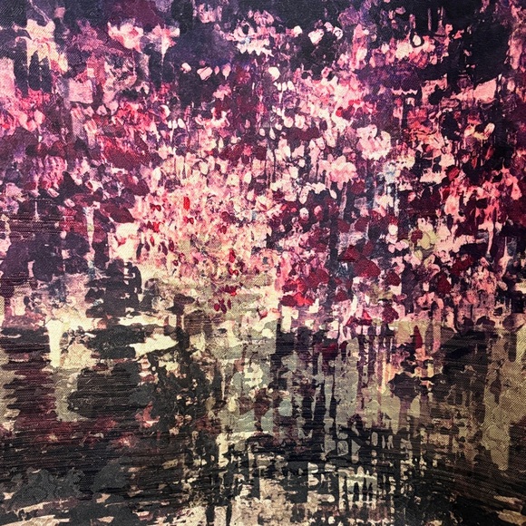 Purple and Pink Metallic Jacket with matching solid top - Picture 6 of 6